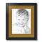 ArtToFrames 13x16" Matted Picture Frame with 9x12" Single Mat Photo Opening Framed in 1.25" Black and 2" Mat (FWM-3926-13x16)